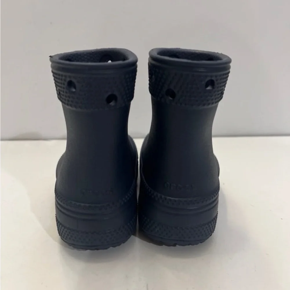 Crocs Kids Classic Boot T Navy Croslite Toddler size 5C